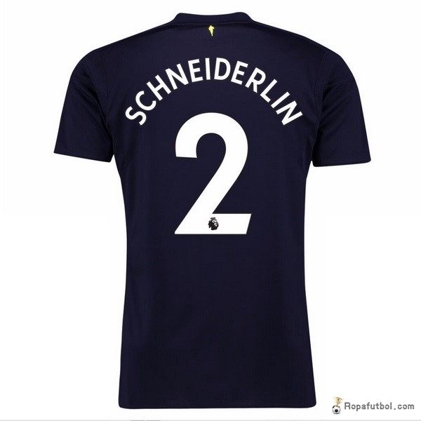 Camiseta Everton Replica Tercera Ropa Schneiderlin 2017/18